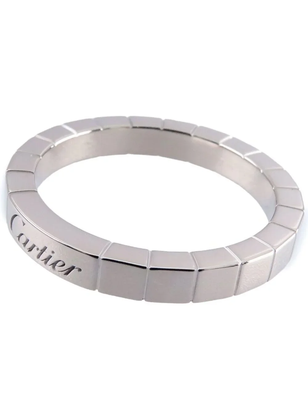 Cartier Lanieres Ring White Gold 18K 57